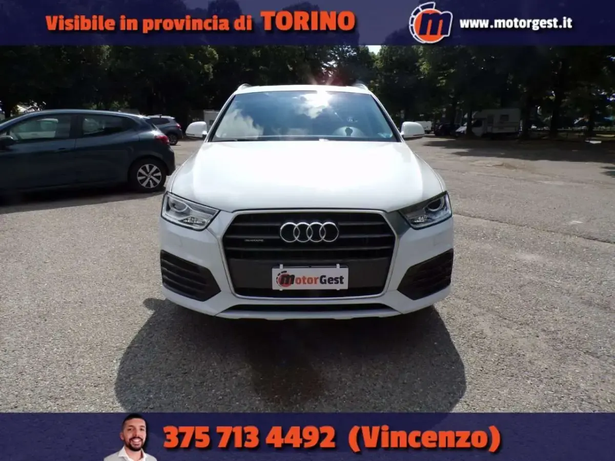 Usata Audi Q3 Design 150 CV (110 kW) 2018 Bianco SUV