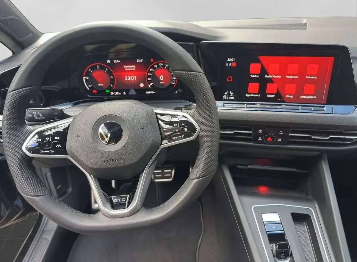 Usata VW Golf VIII GTD 200 CV (147 kW) 2022 Nero Berlina