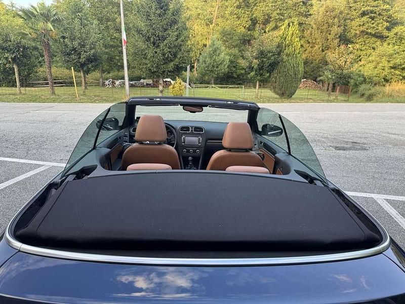 Usata VW Golf Cabriolet Trendline 105 CV (77 kW) 2012 Blu/azzurro Cabrio