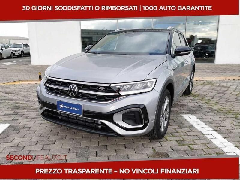 Grigio Nuova 2024 VW T-Roc R-line SUV | 31.900 € (Buon prezzo) - Immagine 1/3