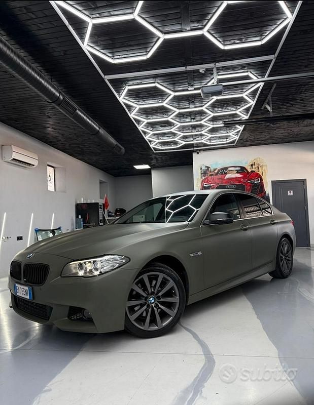 Usata BMW 520 Efficient Dynamics 190 CV (139 kW) 2015 Verde Berlina