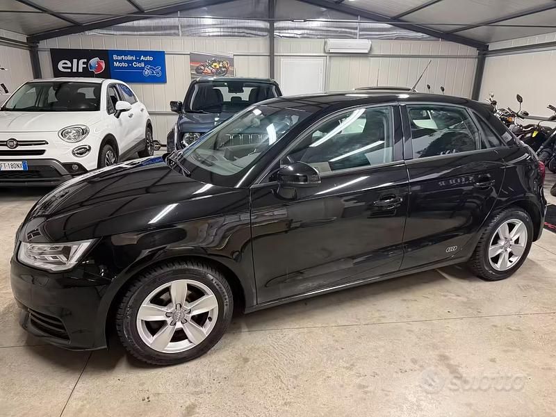 Usata Audi A1 90 CV (66 kW) 2016 Nero Utilitaria