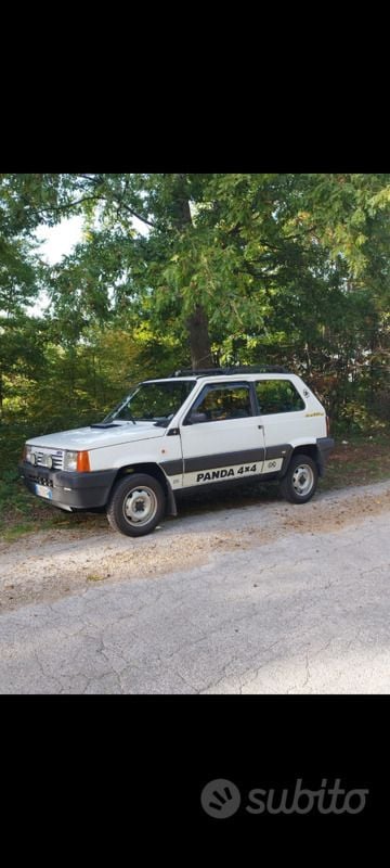Usata Fiat Panda 4x4 45 CV (33 kW) 2004 Bianco Utilitaria