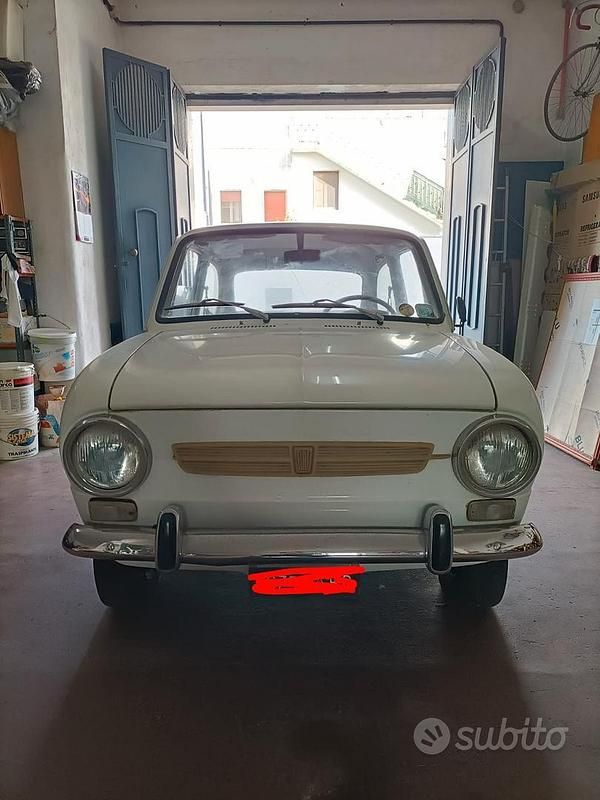 Usata Fiat 850 1970 Bianco Berlina
