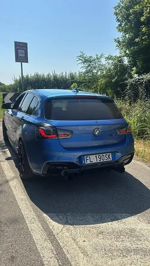 Usata BMW 125 M Performance 224 CV (164 kW) 2017 Blu Utilitaria