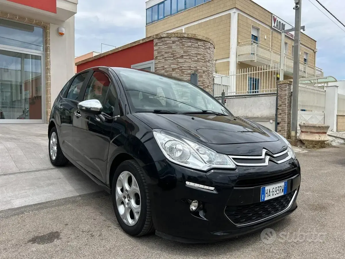 Usata Citroën C3 Exclusive 82 CV (60 kW) 2015 Nero Berlina