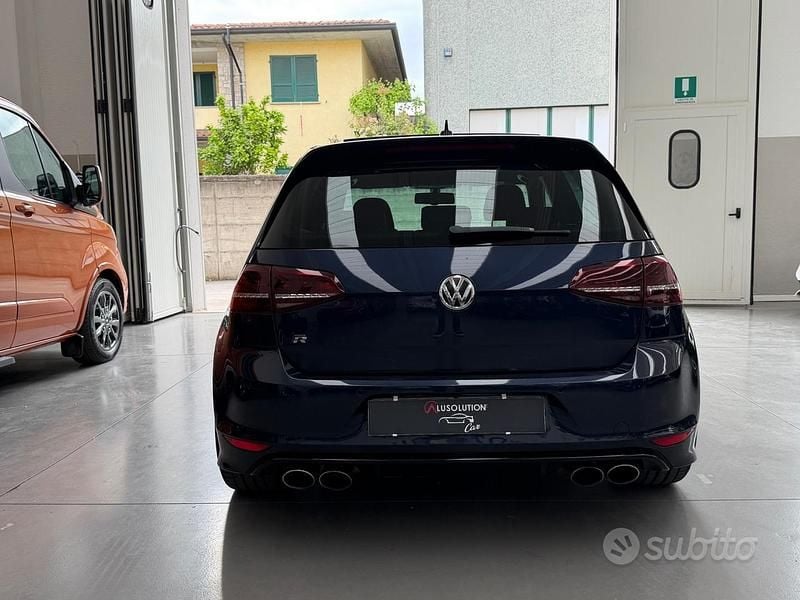 Usata VW Golf VII R 300 CV (220 kW) 2016 Blu Berlina