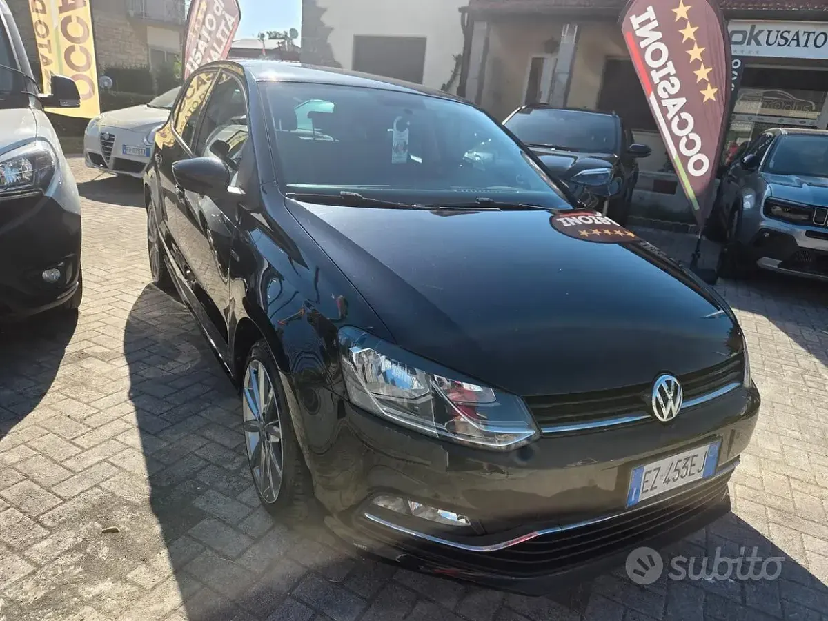Usata VW Polo 90 CV (66 kW) 2015 Nero Berlina