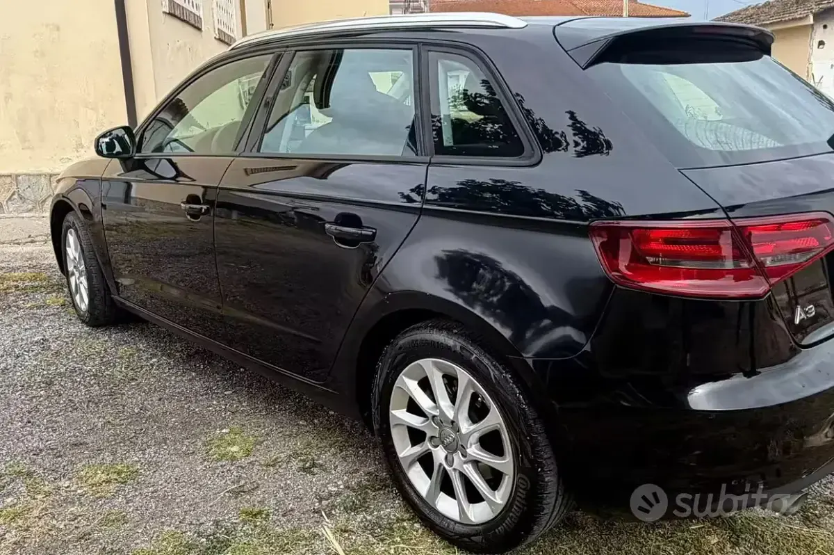 Usata Audi A3 105 CV (77 kW) 2014 Nero Berlina