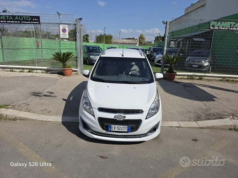 Usata Chevrolet Spark LT 68 CV (50 kW) 2014 Bianco Utilitaria