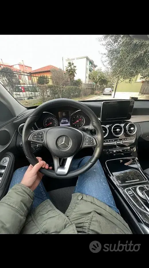 Usata Mercedes C200 2017 Nero Berlina