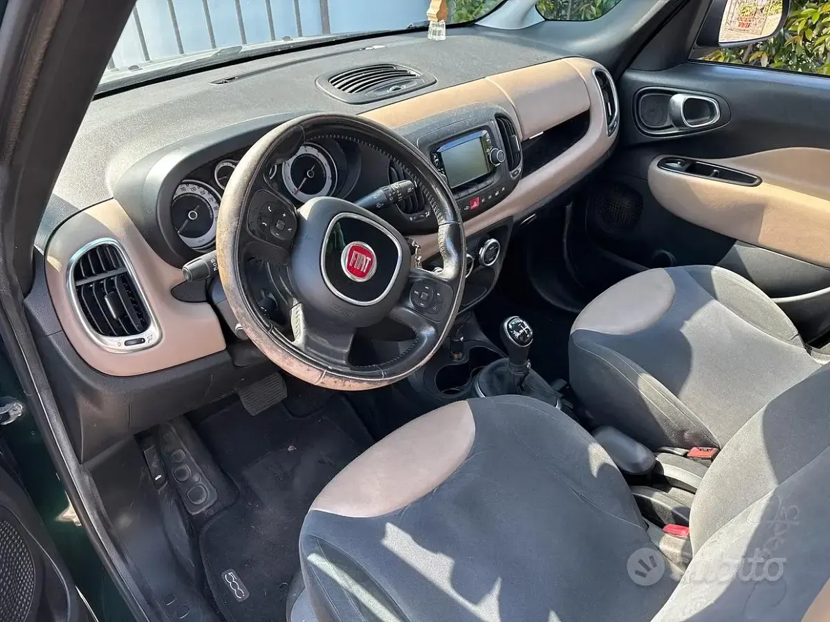 Usata Fiat 500 Lounge 85 CV (62 kW) 2013 Verde Monovolume