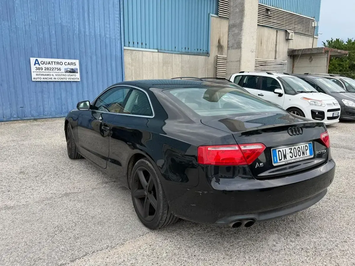 Usata Audi A5 170 CV (125 kW) 2009 Nero Coupé