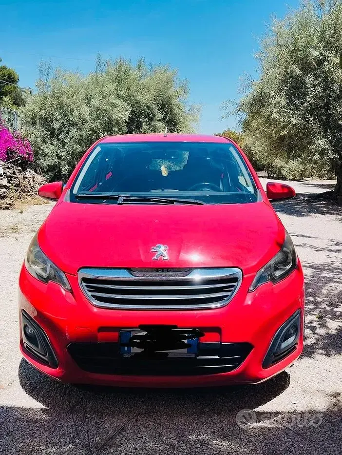 Usata Peugeot 108 2016 Rosso Utilitaria