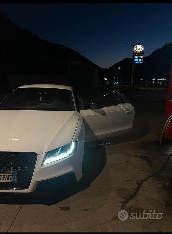 Usata Audi A5 S-Line 170 CV (125 kW) 2008 Bianco Coupé