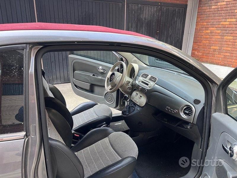 Usata Fiat 500C Lounge 84 CV (61 kW) 2011 Grigio metallizzato Cabrio