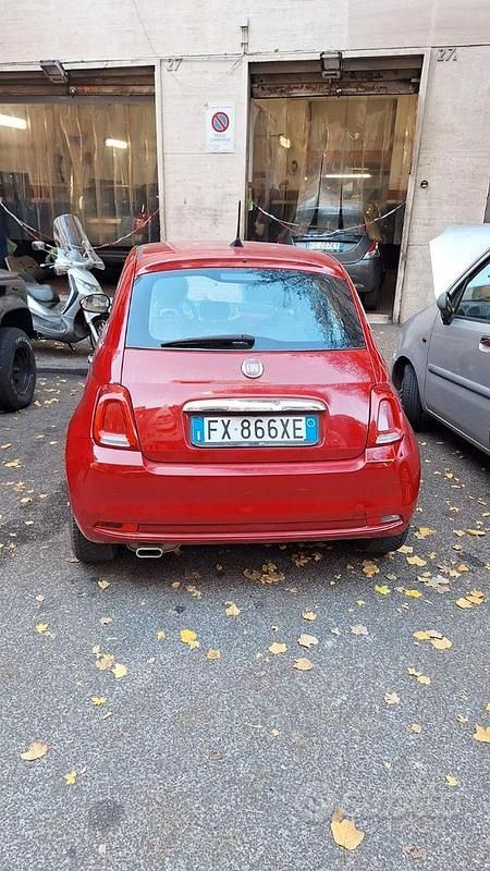Usata Fiat 500 Lounge 69 CV (50 kW) 2019 Rosso Utilitaria