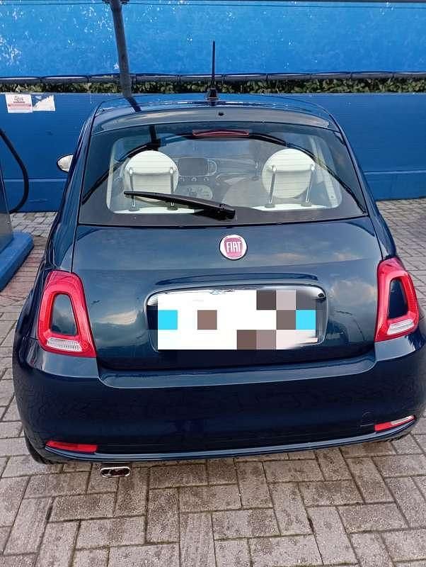 Usata Fiat 500 Lounge 69 CV (50 kW) 2020 Blu/azzurro Utilitaria