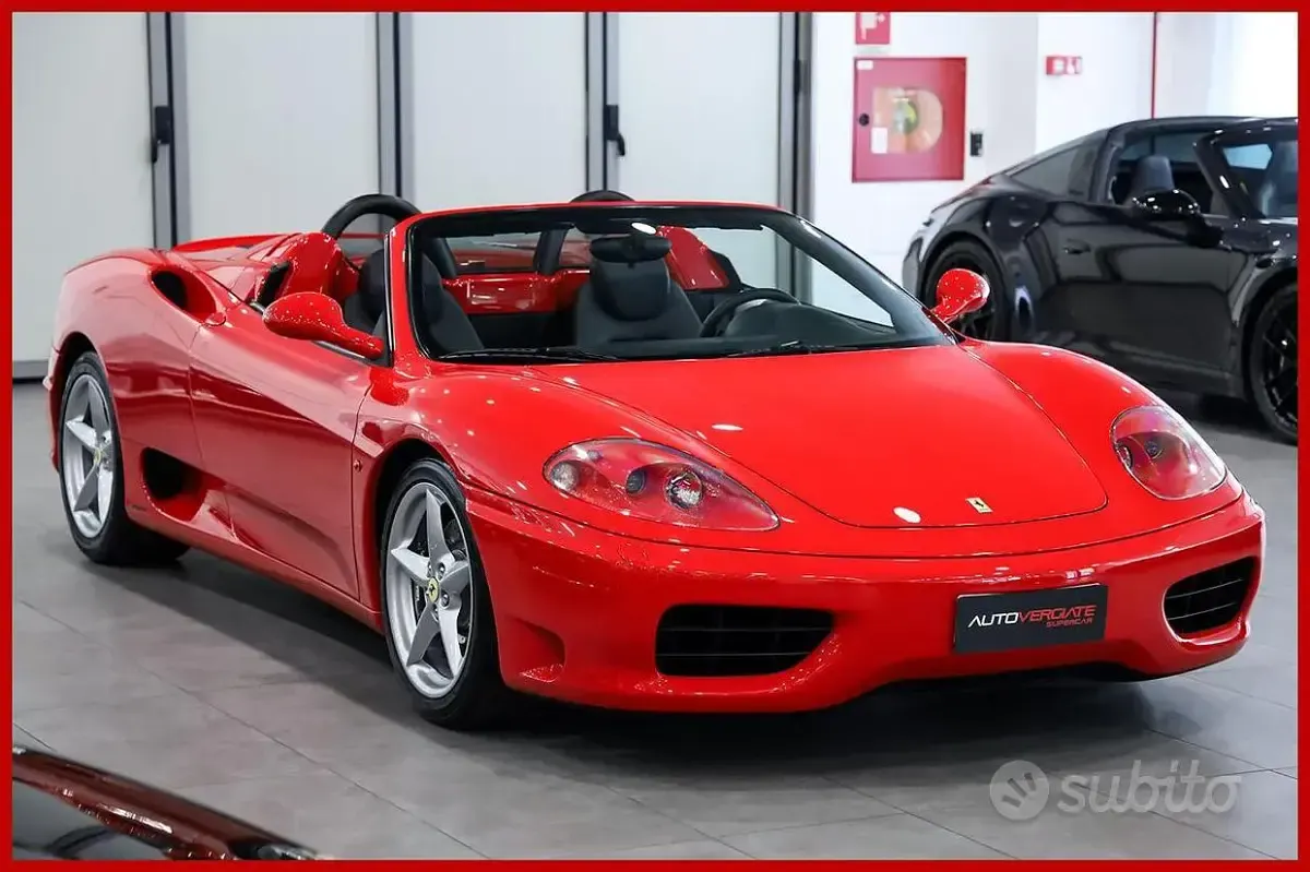 Usata Ferrari 360 400 CV (294 kW) 2002 Rosso Cabrio