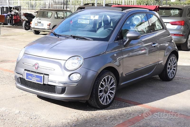 Usata Fiat 500C Lounge 69 CV (50 kW) 2015 Grigio Cabrio