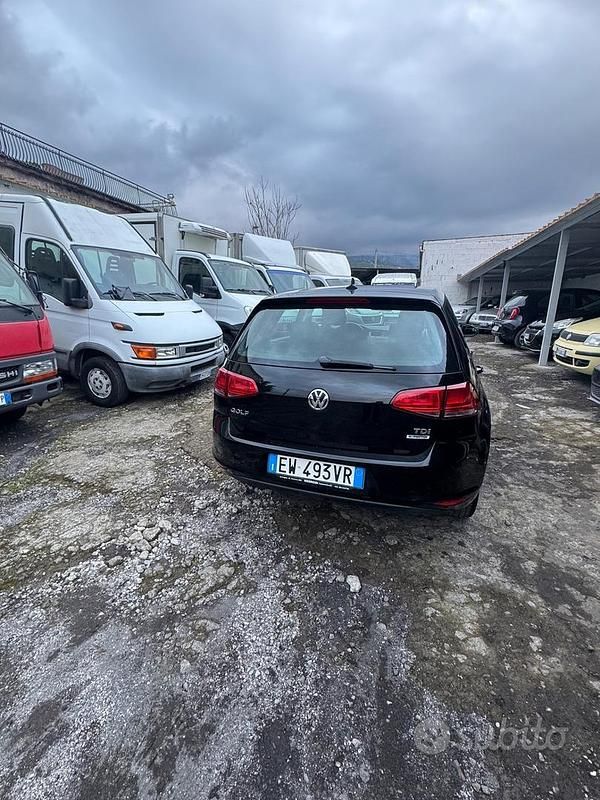 Usata VW Golf VII Highline 89 CV (65 kW) 2014 Nero Berlina