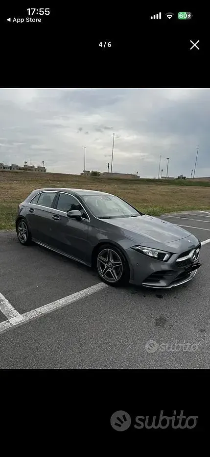 Usata Mercedes A200 136 CV (100 kW) 2019 Grigio Berlina