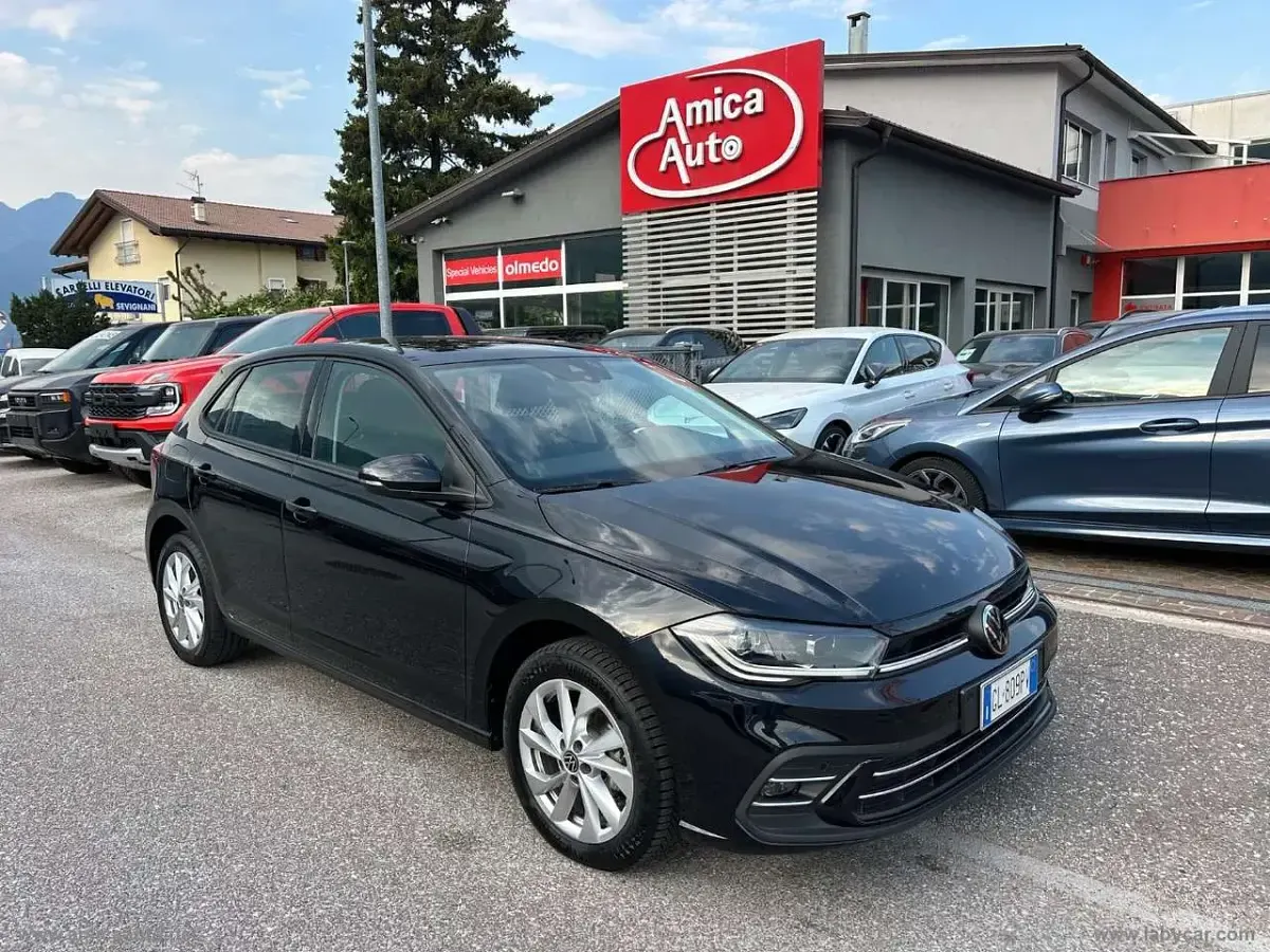 Usata VW Polo Style 95 CV (69 kW) 2022 Nero Utilitaria
