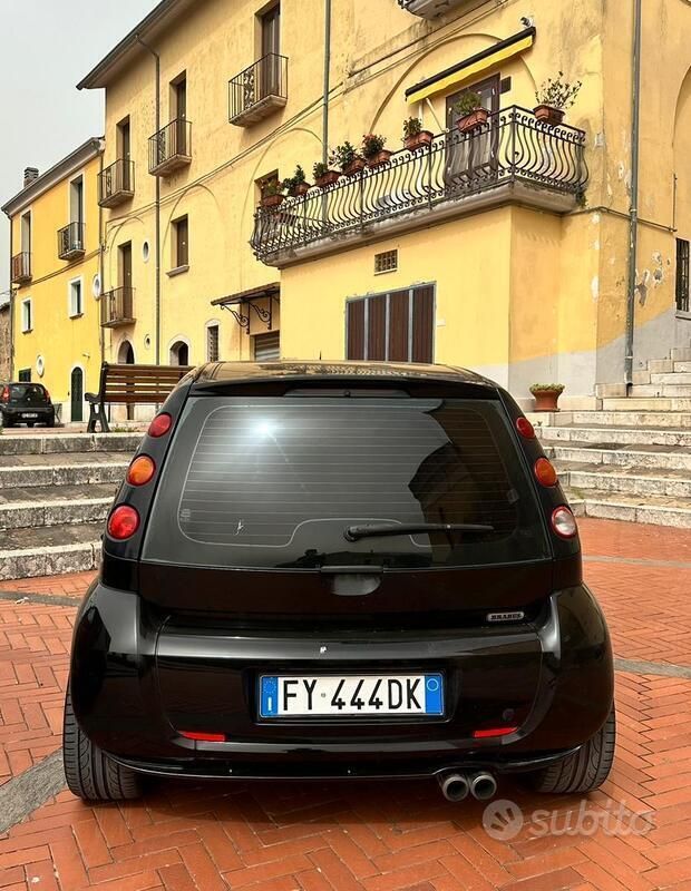 Usata Smart ForFour Brabus 177 CV (130 kW) 2005 Nero Utilitaria