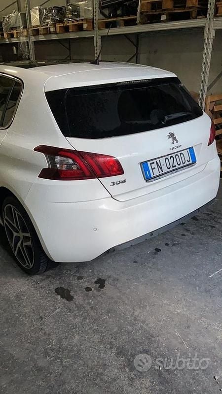 Usata Peugeot 308 120 CV (88 kW) 2017 Bianco Berlina