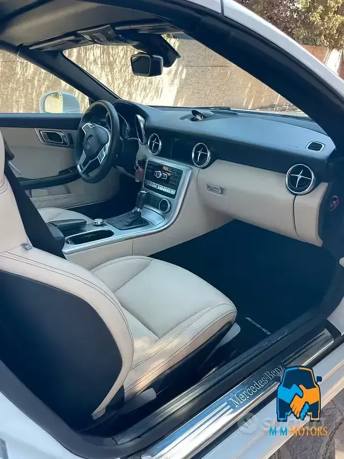 Brugt Mercedes SLK250 Premium 204 HK (150 kW) 2015 Hvid Cabriolet