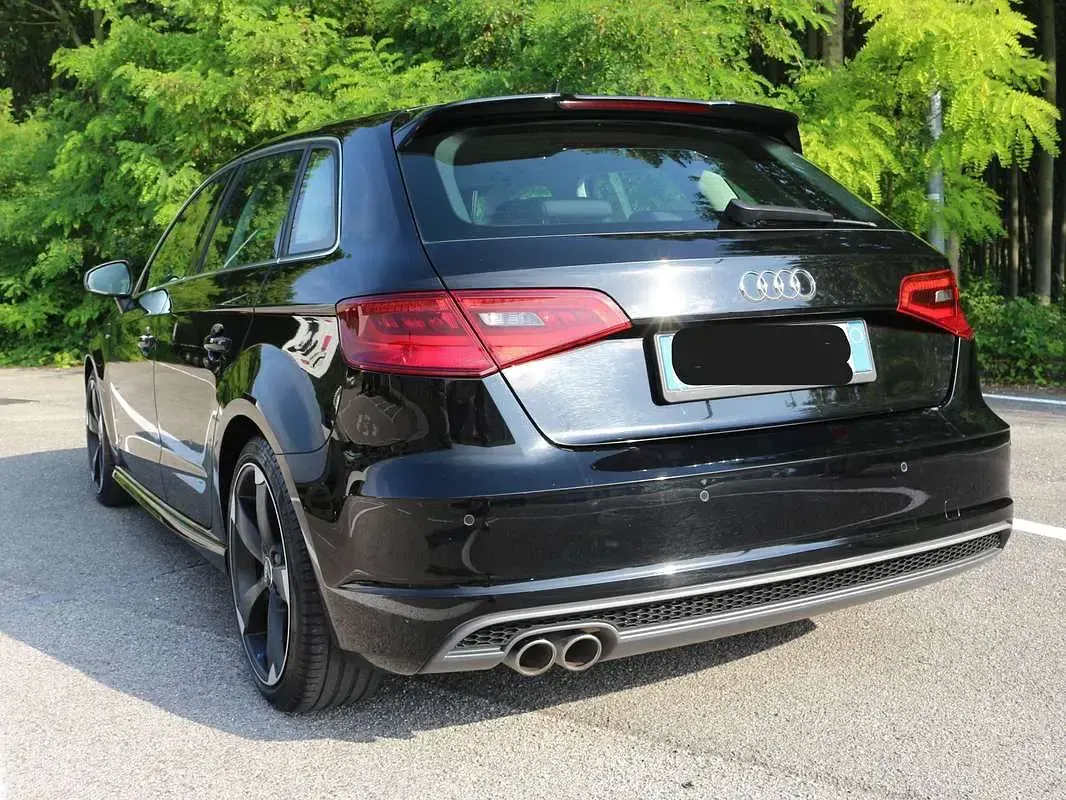 Usata Audi A3 S-Line 150 CV (110 kW) 2015 Nero Berlina