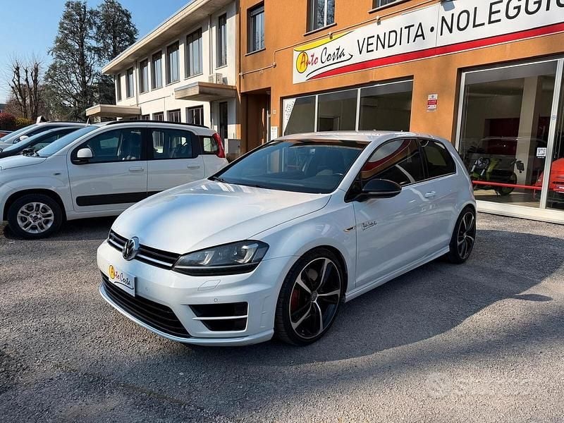 Usata VW Golf VII R 300 CV (220 kW) 2014 Bianco Berlina