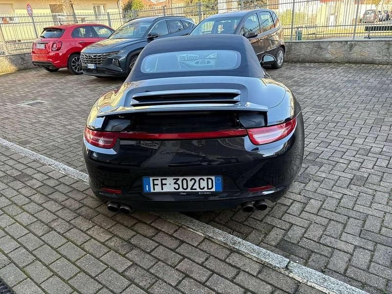 Usata Porsche 991 400 CV (294 kW) 2014 Nero Cabrio