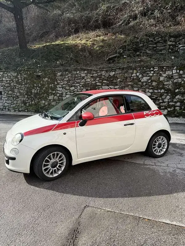 Usata Fiat 500C Lounge 86 CV (63 kW) 2011 Bianco Cabrio