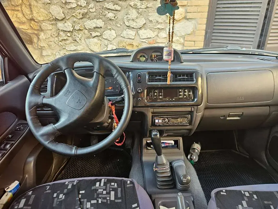 Usata Mitsubishi L200 116 CV (85 kW) 2002 Nero Pick-up