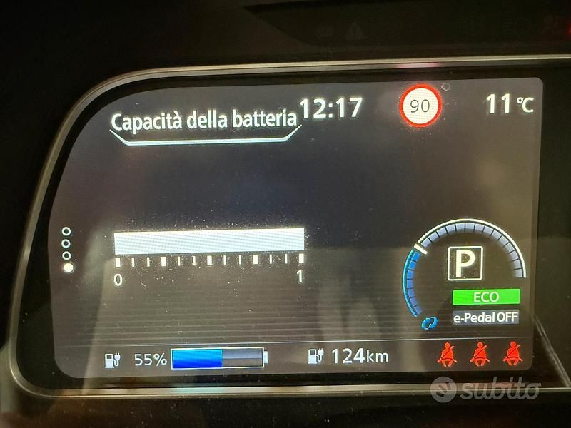 Usata Nissan Leaf N-Connecta 80 kW (109 CV) 2025 Bianco Utilitaria