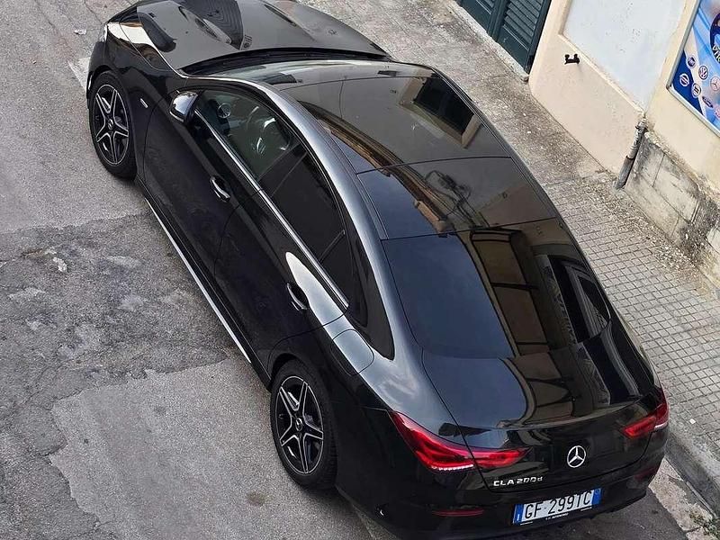 Usata Mercedes CLA200 Edition 150 CV (110 kW) 2021 Nero Coupé