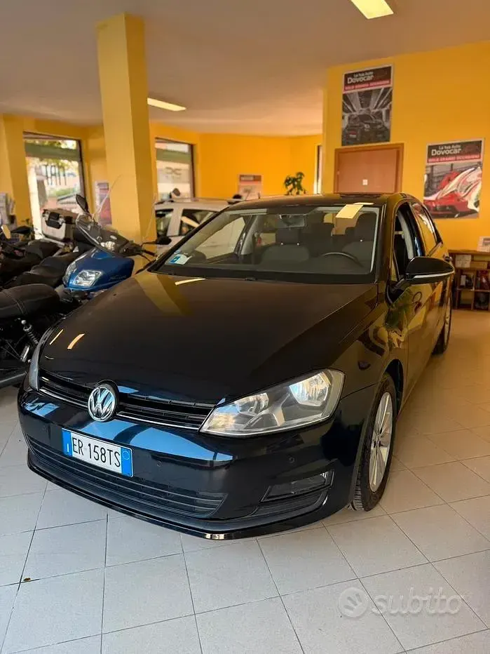 Usata VW Golf VII Highline 122 CV (89 kW) 2012 Nero Berlina