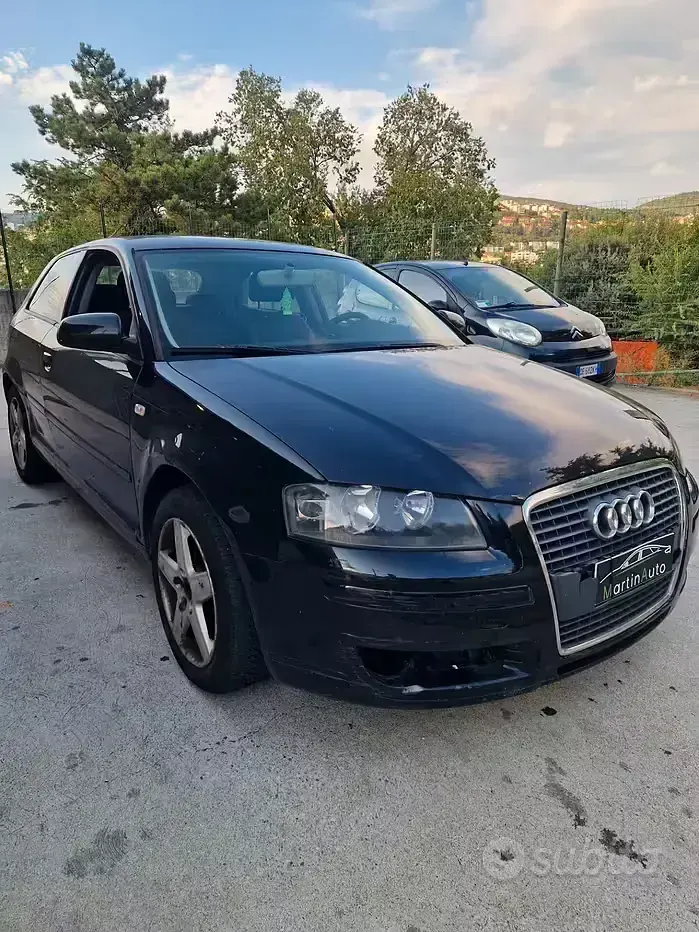 Usata Audi A3 105 CV (77 kW) 2006 Nero Utilitaria