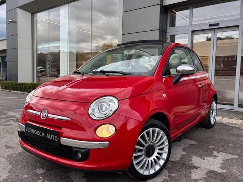 Usata Fiat 500C Lounge 69 CV (50 kW) 2013 Rosso Cabrio