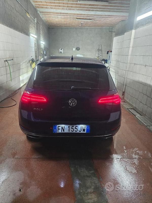 Usata VW Golf VII 115 CV (84 kW) 2018 Blu Berlina