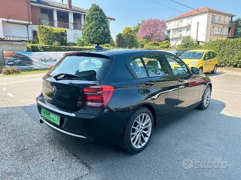 Usata BMW 118 Efficient Dynamics 143 CV (105 kW) 2012 Nero Utilitaria