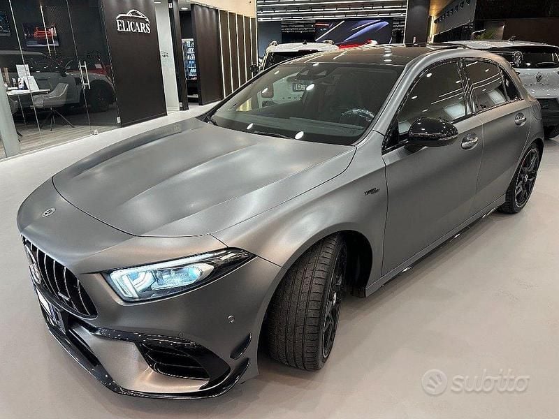 Usata Mercedes A45 AMG AMG 421 CV (309 kW) 2021 Grigio magno designo metallizzato Berlina
