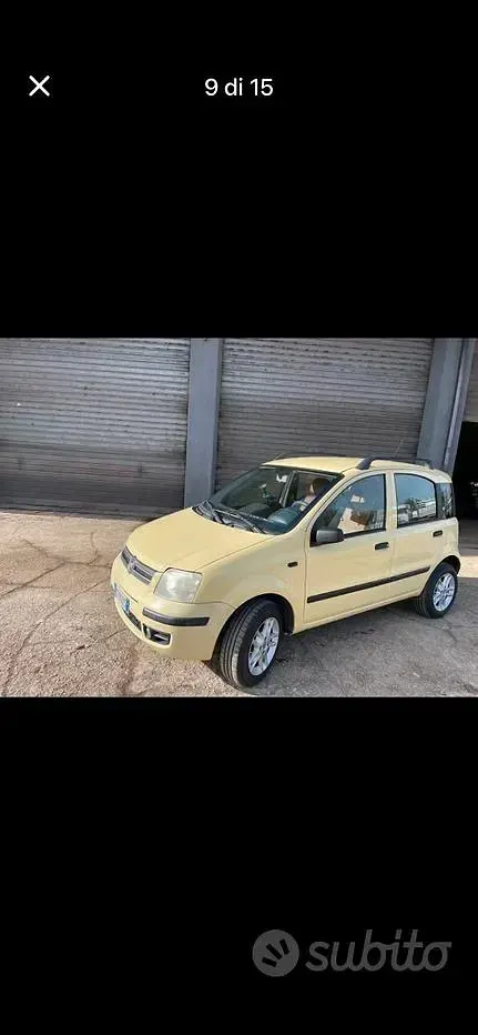 Usata Fiat Panda 60 CV (44 kW) 2008 Giallo Utilitaria