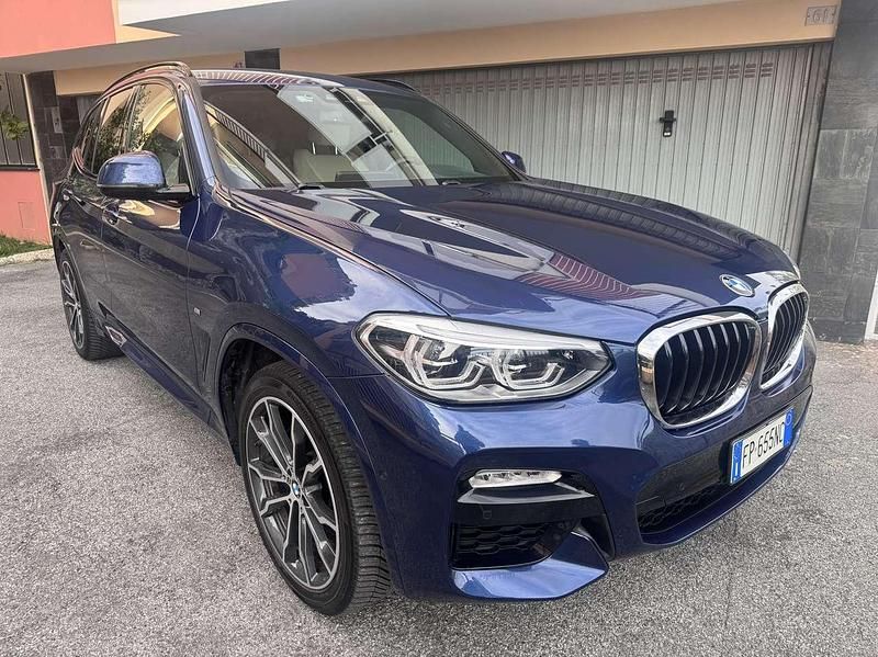 Usata BMW X3 M Sport 190 CV (139 kW) 2018 Blu/azzurro SUV