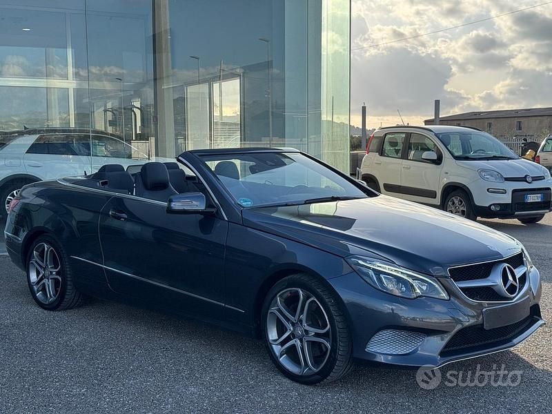 Usata Mercedes E250 203 CV (149 kW) 2013 Grigio Cabrio