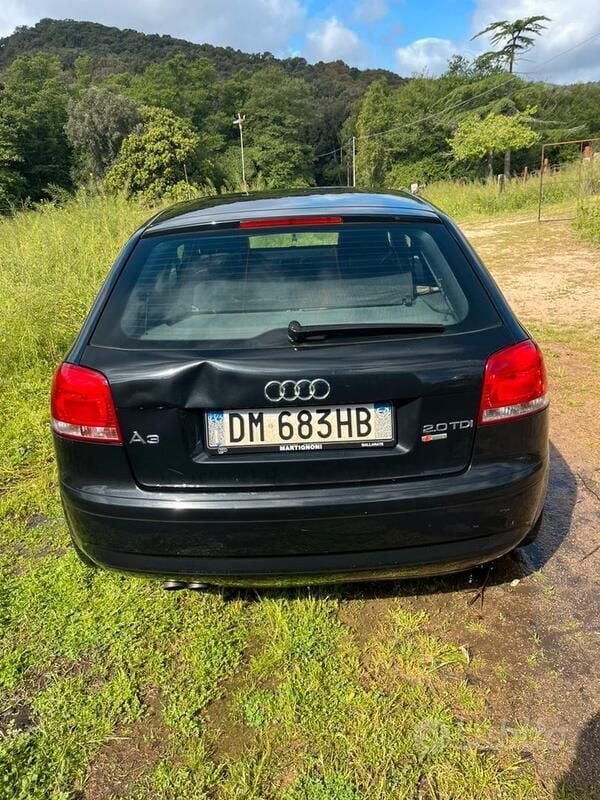 Usata Audi A3 S-Line 150 CV (110 kW) 2008 Nero Utilitaria