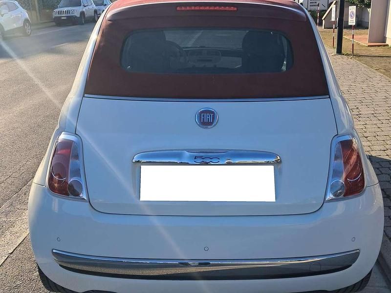 Usata Fiat 500C Lounge 69 CV (50 kW) 2014 Bianco Cabrio