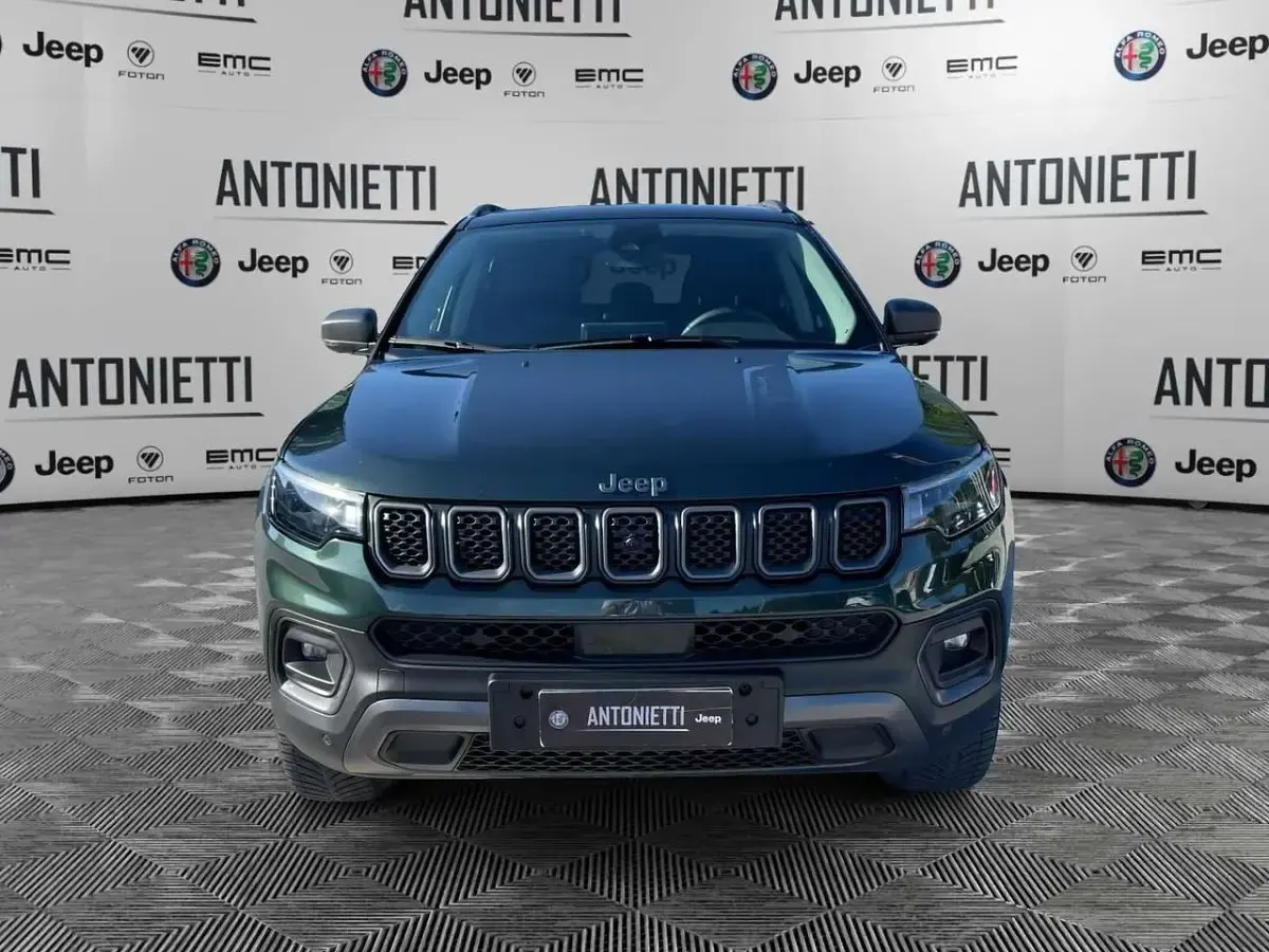 Usata Jeep Compass Trailhawk 241 CV (177 kW) 2021 Verde SUV