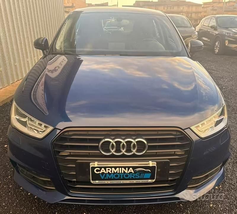 Usata Audi A1 S-Line 116 CV (85 kW) 2018 Blu Berlina